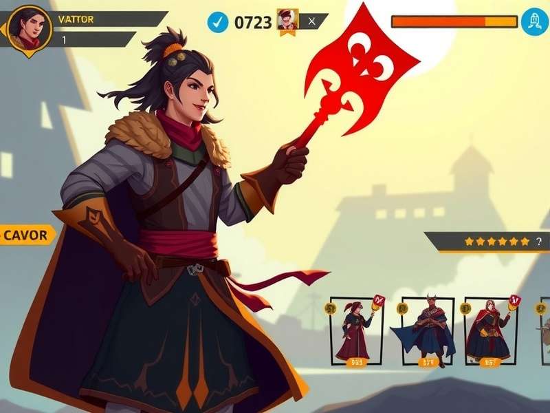 Glorious Mace Victor gameplay screenshot showing character with mace