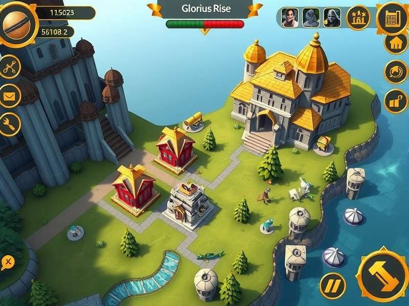 Glorious Rise Challenge Strategic Gameplay Glorious Rise Challenge gameplay screenshot showing strategic elements