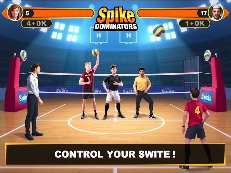Spike Dominators Control System Spike Dominators control tutorial showing swipe gestures
