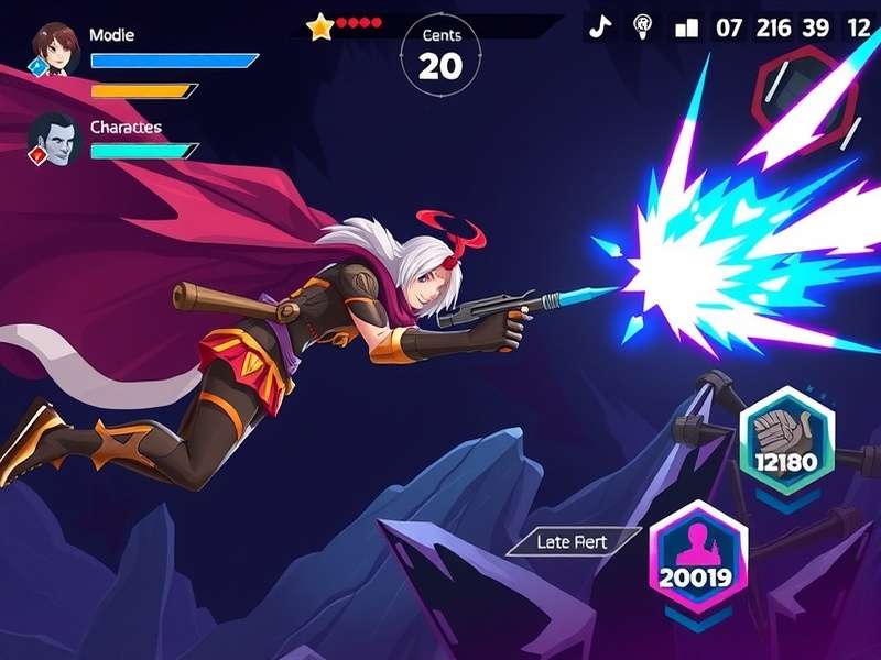 Legend Fury Blaster gameplay screenshot showing character combat