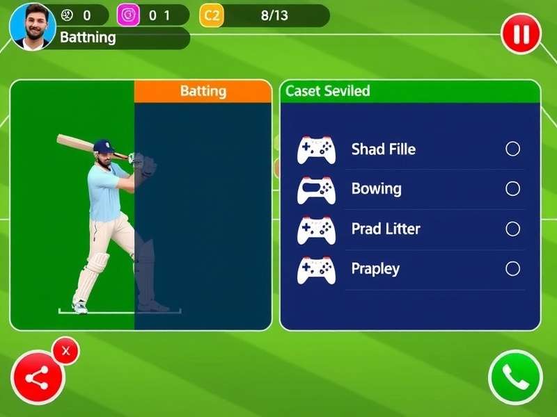 Virat Power Bash Boss bowling controls and field placement