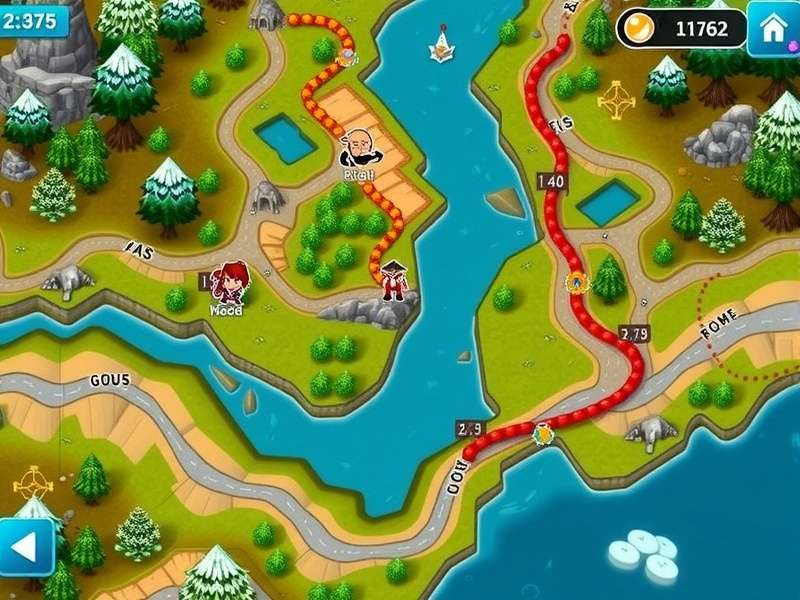 Character selection screen in Niagara Rush Expedition