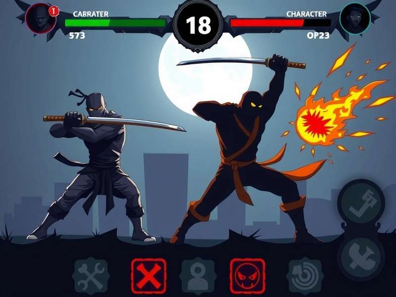 Ninja Master character selection screen