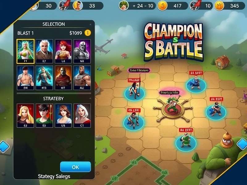 Champion S Battle Strategic Map Analysis Champion S Battle strategy map showing tactical positions and movement patterns