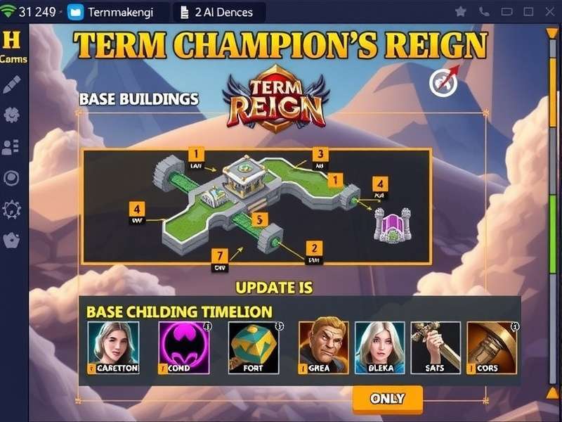Term Champion S Reign base building interface