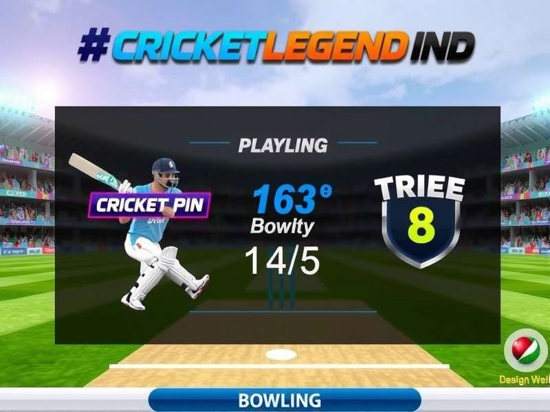 Cricket Legend Ind - Live Match Action Cricket Legend Ind Match Scene