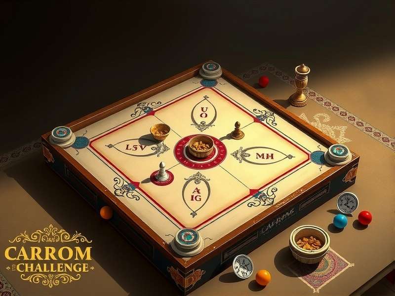 Carrom Bold Challenge rules illustration