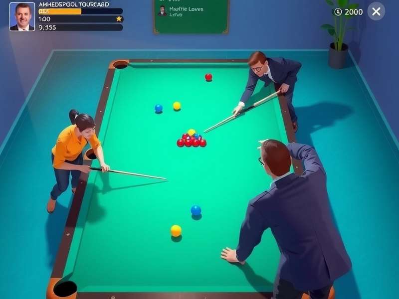 Ahmedabad Pool Genius Gameplay Ahmedabad Pool Genius gameplay in progress