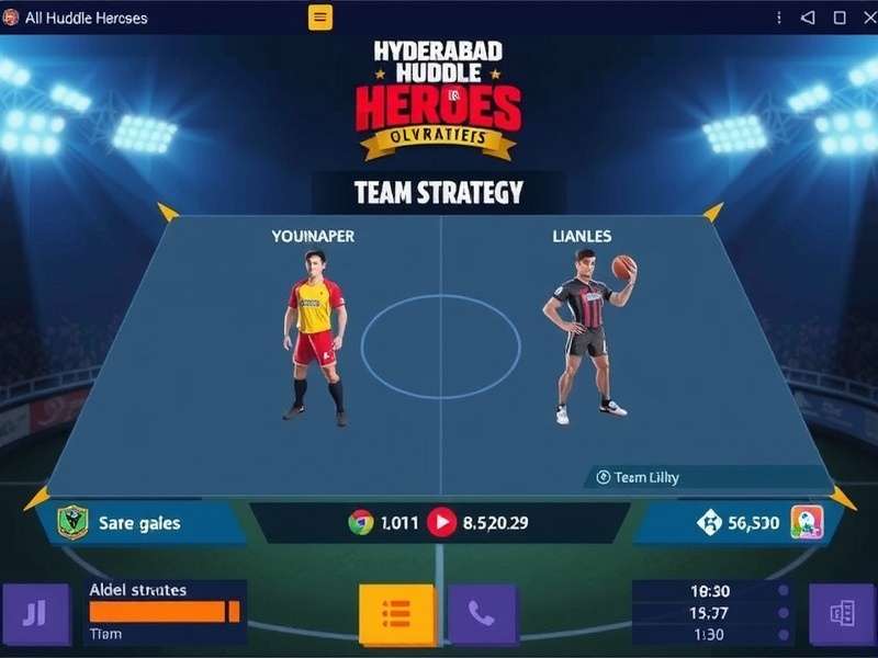 Hyderabad Huddle Heroes competitive tournament gameplay