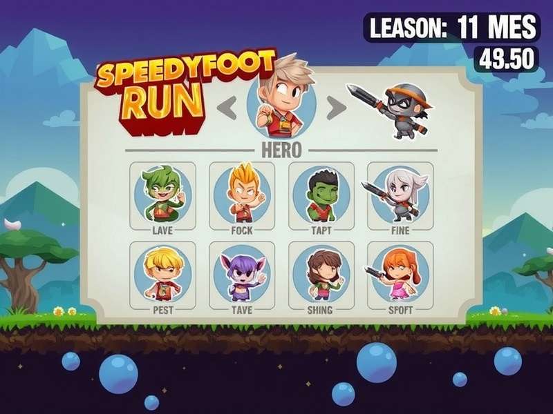 Game Characters Showcase Speedyfoot Run Hero Character Roster