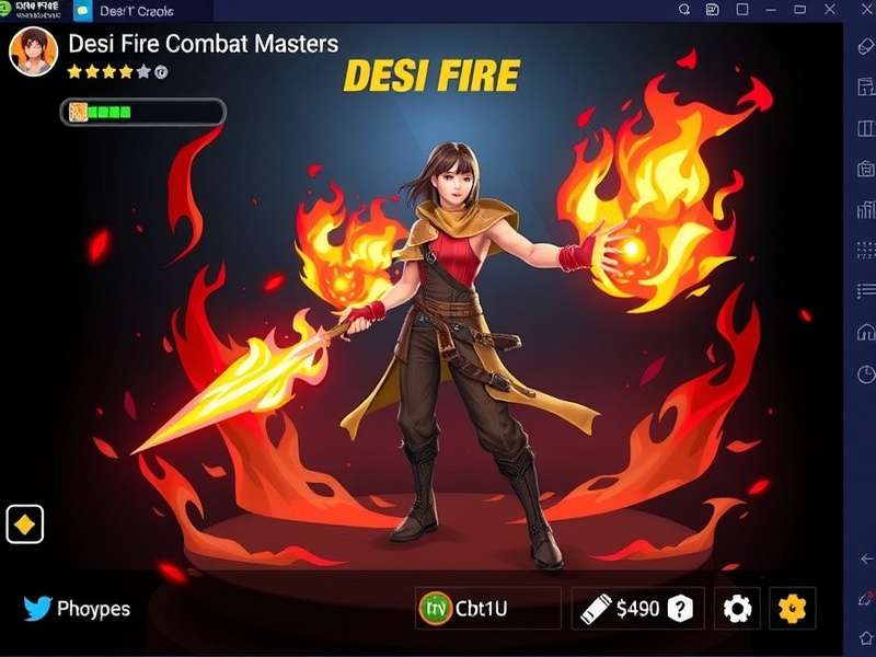 Character Selection in Desi Fire Combat Masters Desi Fire Combat Masters character selection screen