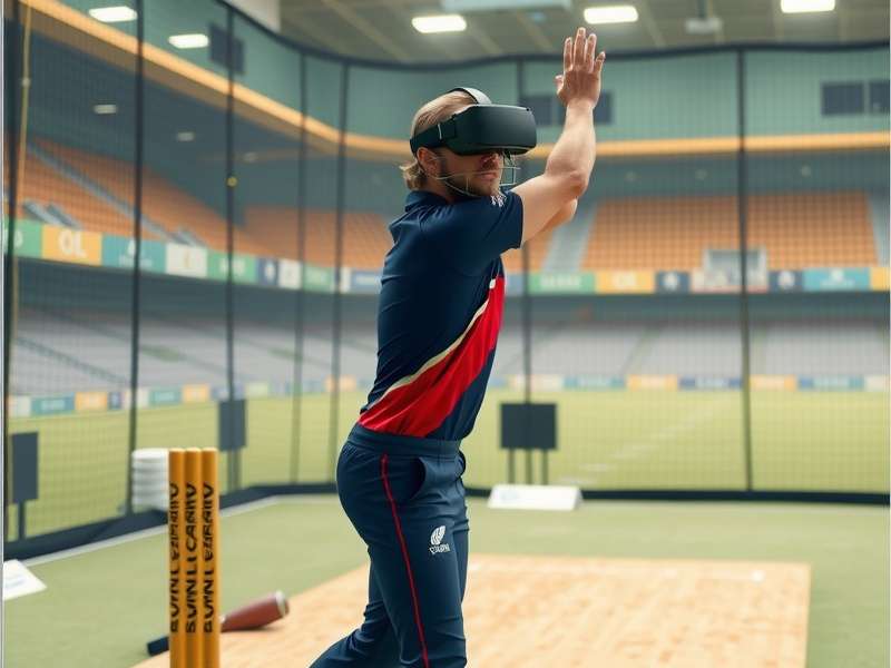 VR Cricket Titan Shield technology and motion tracking system
