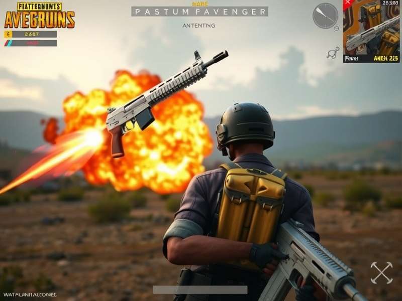 Weapon Attachment System in PUBG Platinum Avenger 20 PUBG Platinum Avenger 20 weapon attachment selection screen