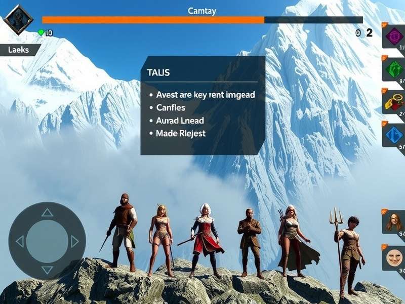 Anise Vista Ascent Gameplay Anise Vista Ascent gameplay screenshot showing character in mountain landscape