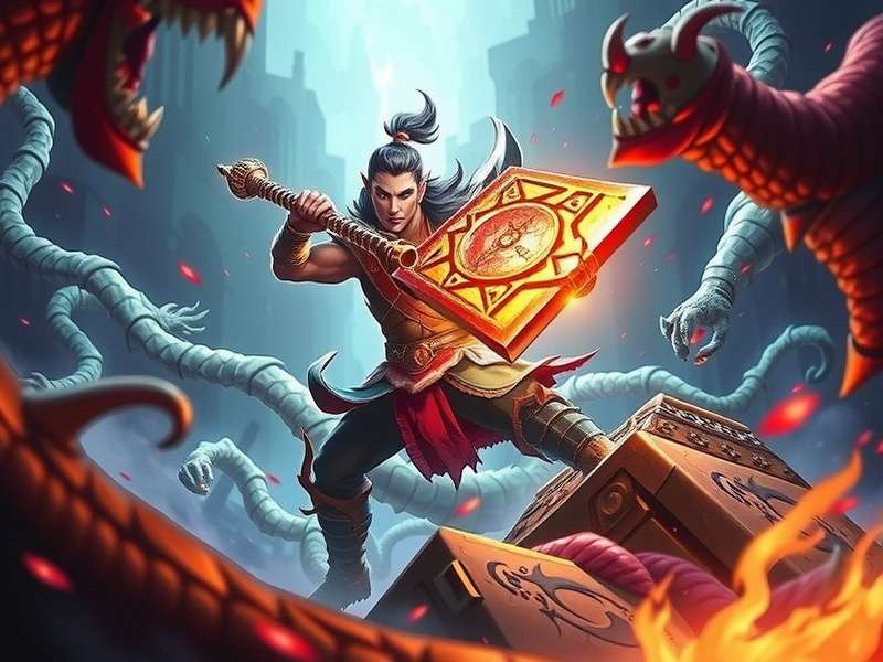 Vajra Hammer Story Moment Vajra Hammer story scene showing protagonist receiving the legendary weapon