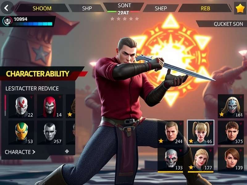 Assam Avengers Vanguards character selection screen