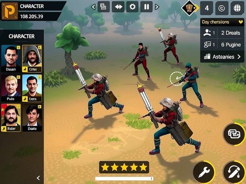 Pune Elite Squad gameplay screenshot showing character selection