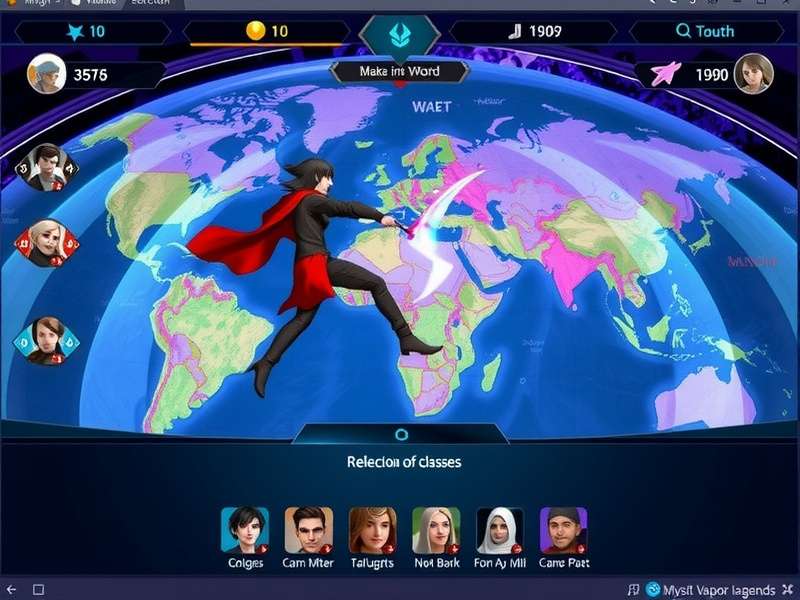 Mystic Veil Vapor Legends Character Roster Mystic Veil Vapor Legends character selection screen showing diverse classes