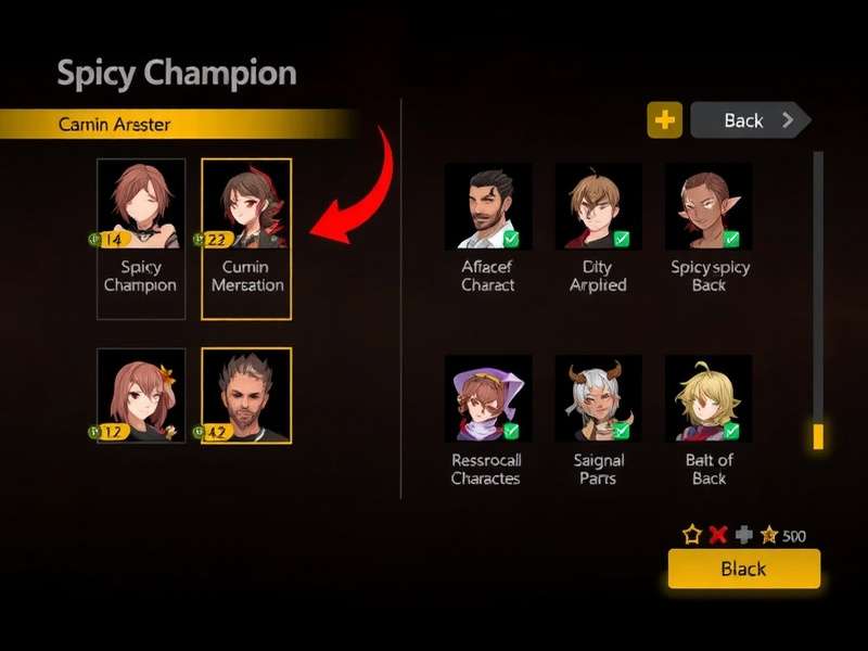 Spicy Cumin Champion Game Interface