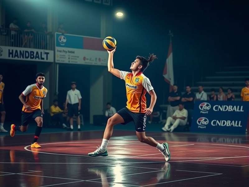 Modern handball star